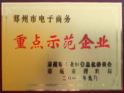 鄭州市電子商務重點示范企業(yè)
