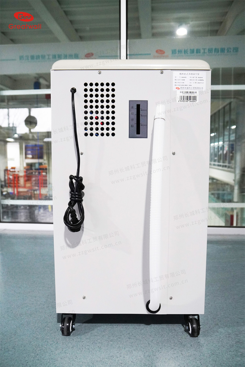 循環水式多用真空泵后視圖